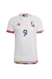 Fotbalové Dres Belgie Romelu Lukaku #9 Venkovní Oblečení MS 2022 Krátký Rukáv